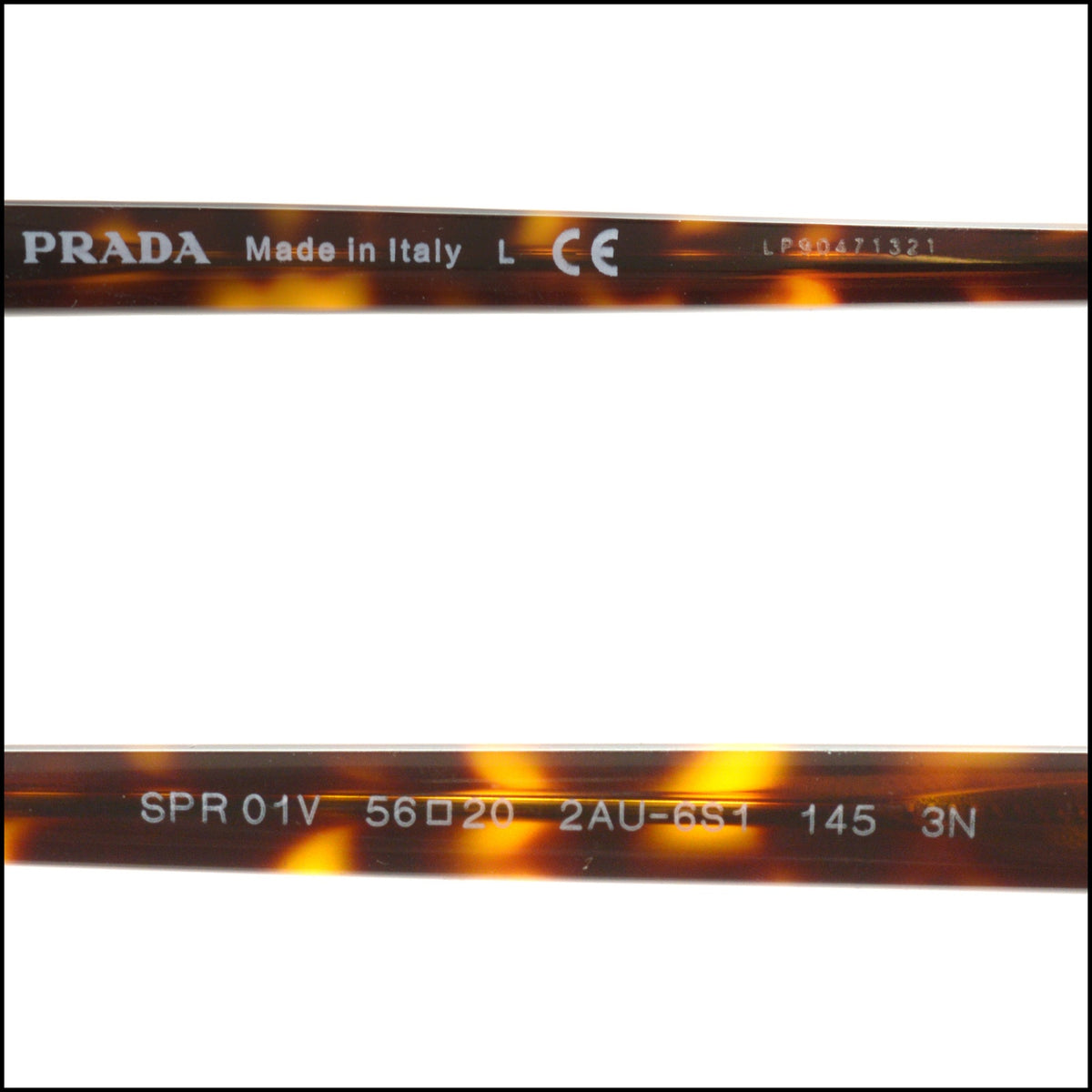 RDC15683 PRADA Brown/Gold/Black Tortoiseshell Sunglasses SPR0IV
