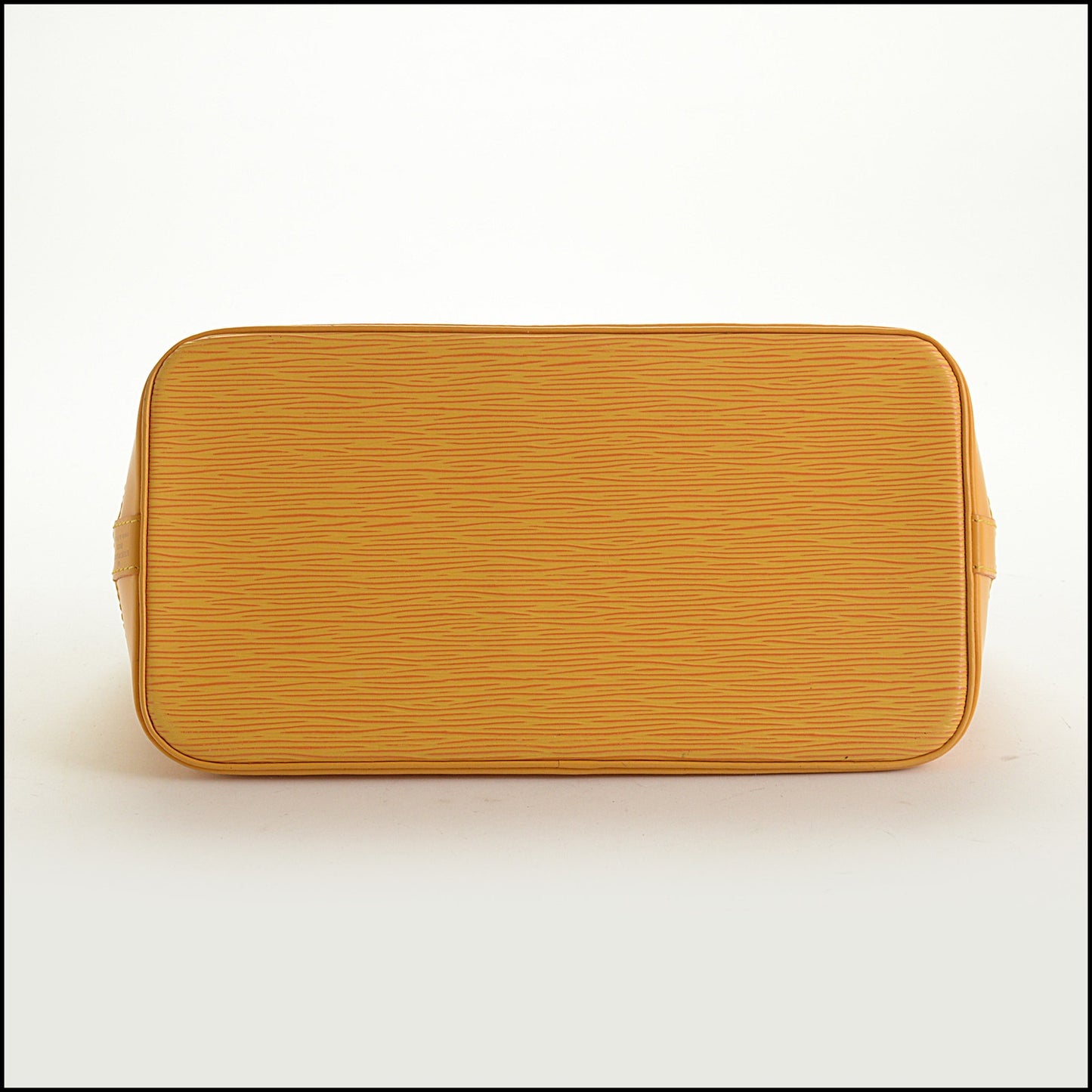 RDC15381 LOUIS VUITTON '96 Yellow Epi Leather Alma Bag