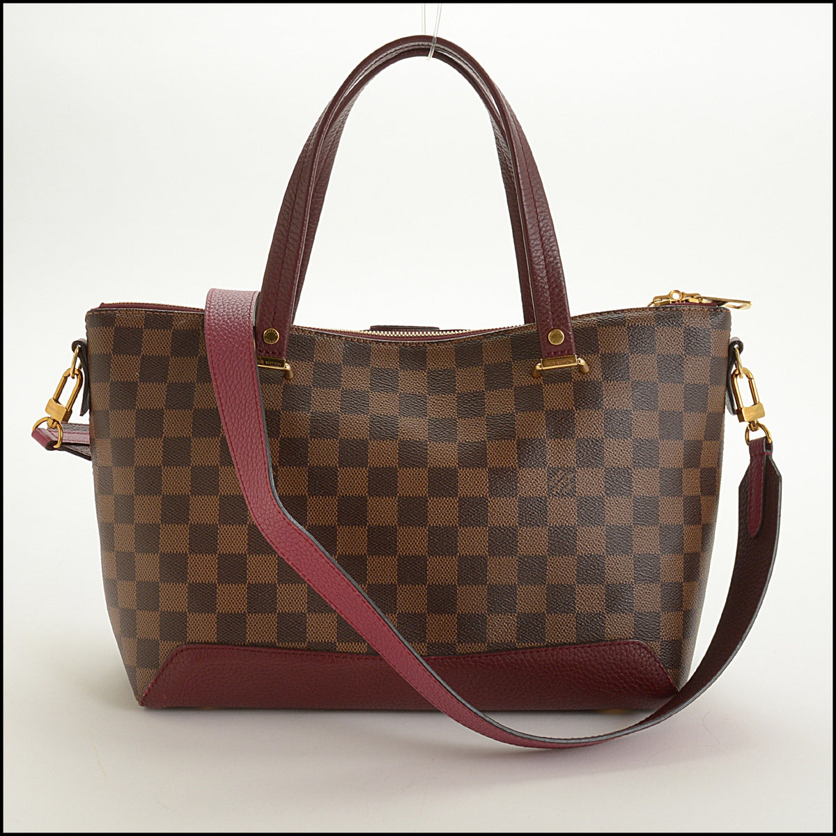 RDC15662 LOUIS VUITTON 2017 Damier Ebene Hyde Park Bag