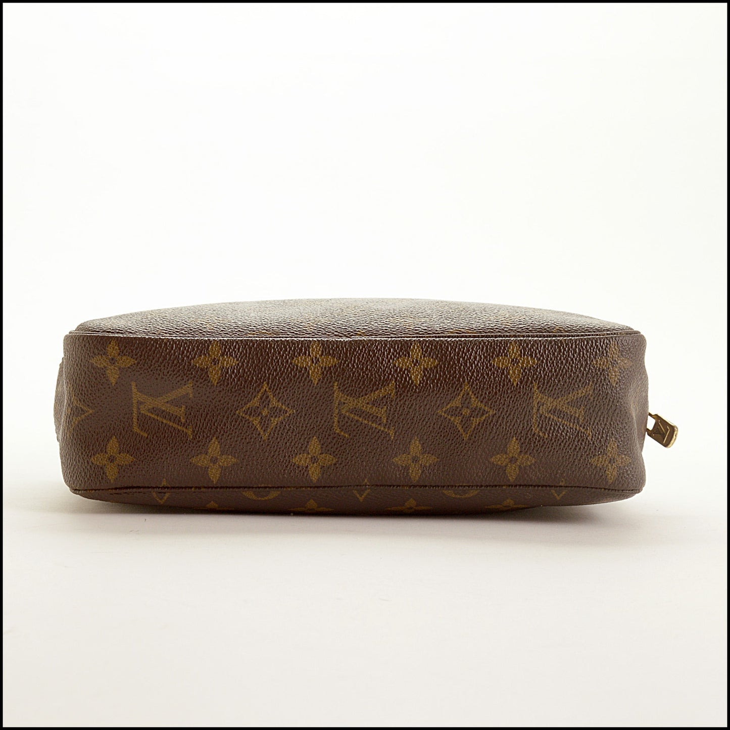 RDC15441 LOUIS VUITTON 80's Vintage Brown LV Monogram Trousse Toilette 23 Cosmetic Bag