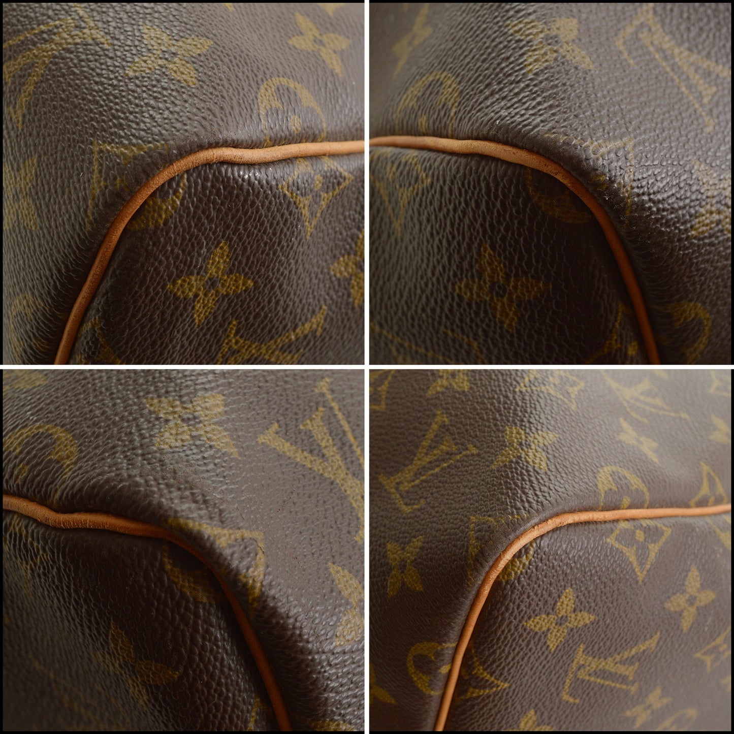 RDC15275 LOUIS VUITTON '91 Brown Monogram Canvas Keepall 55