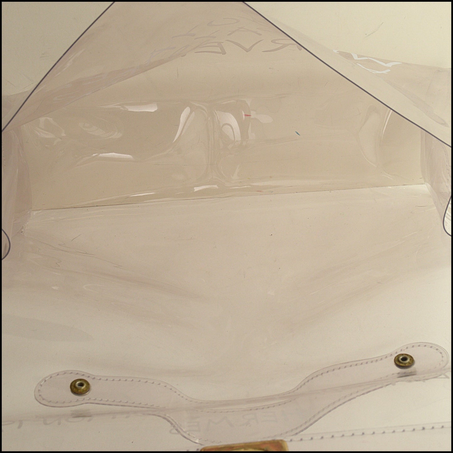 RDC15374 HERMES '97 Clear Vinyl "Souvenir de l'Exposition" Kelly Bag