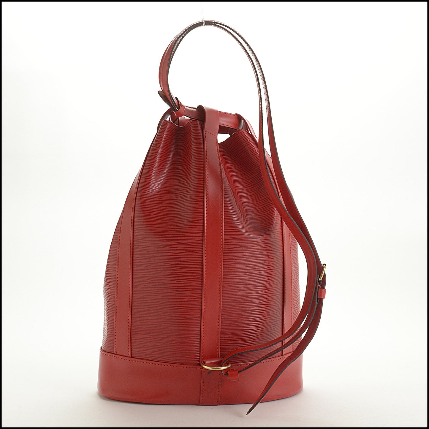RDC15337 LOUIS VUITTON '97 Red Epi Leather Randonee Sling Bag