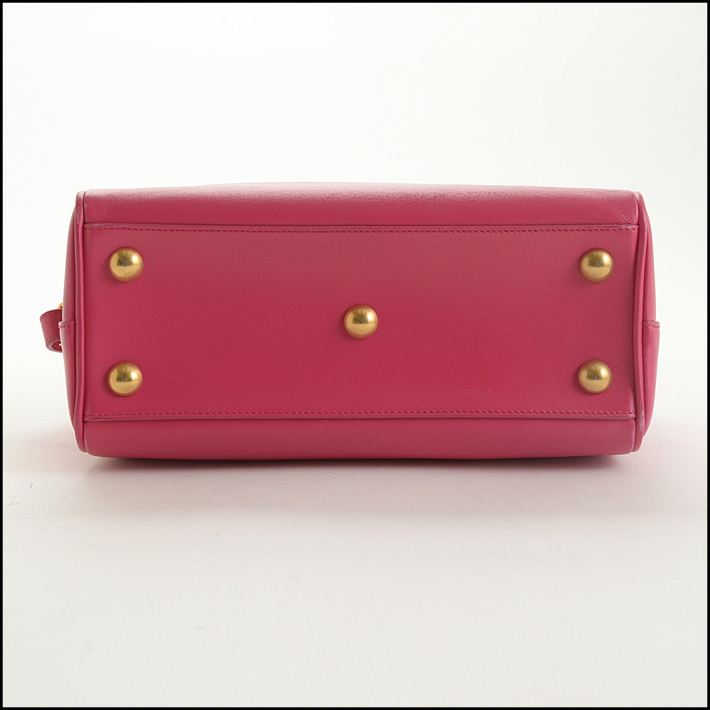 RDC15416 SAINT LAURENT Hot Pink Leather Classic Baby Duffle Bag