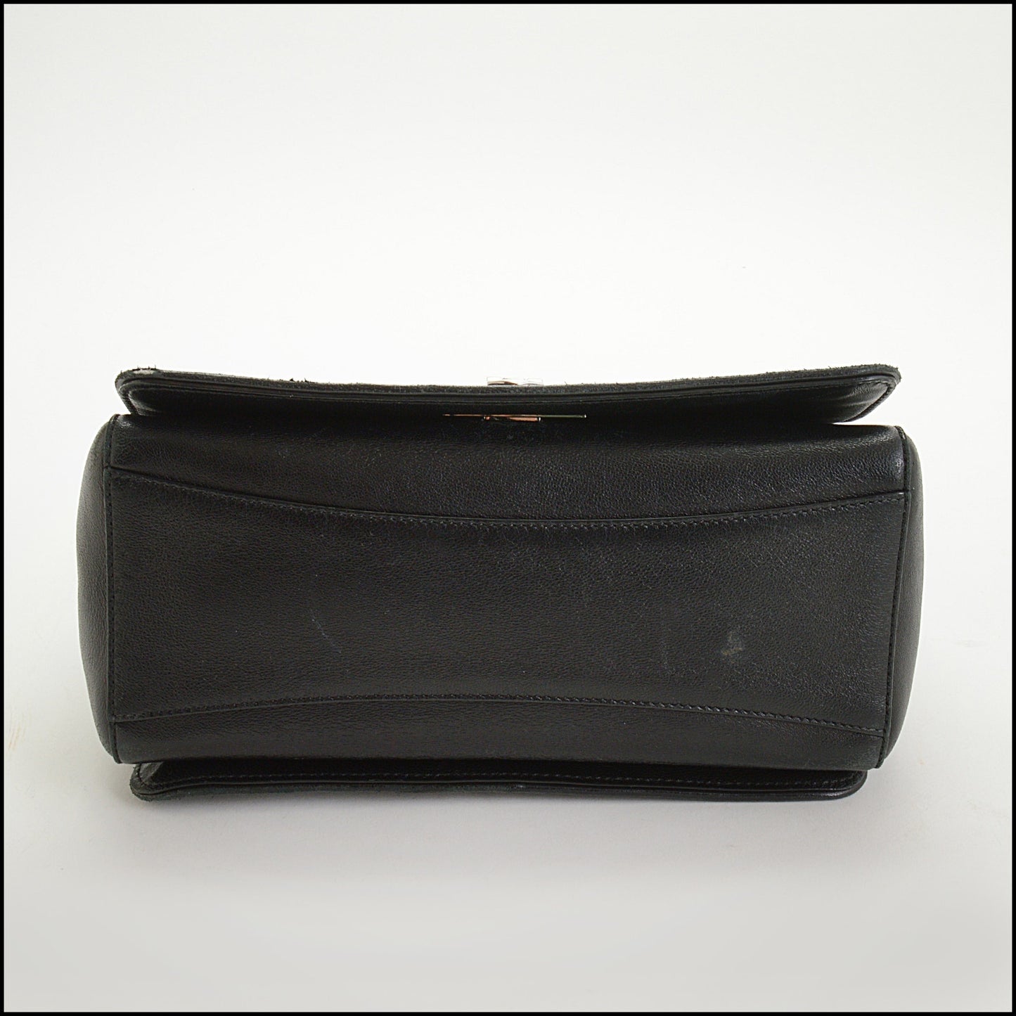 RDC14981 JIMMY CHOO Black Leather Star Studded Helia Bag