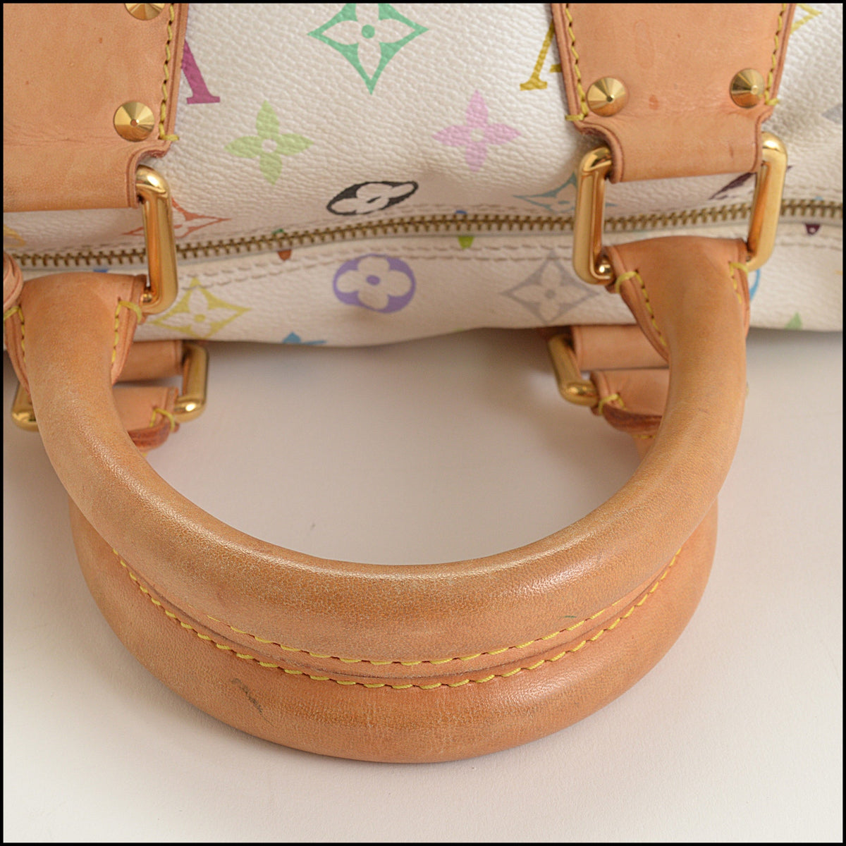 RDC15633 LOUIS VUITTON x Murakami White Multicolor Speedy 30 Bag