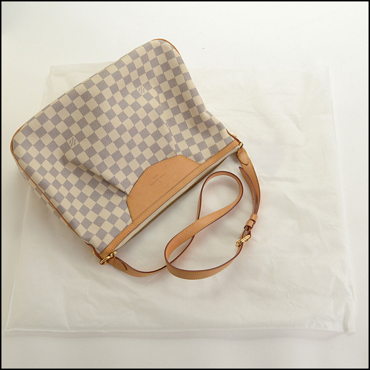 RDC15694 LOUIS VUITTON Damier Azur Siracusa MM Shoulder Bag