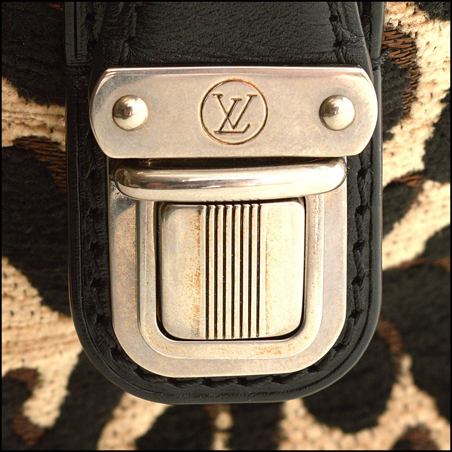 RDC15508 LOUIS VUITTON 2012-13 F/W LE Stephen Sprouse Leopard North/South Bag