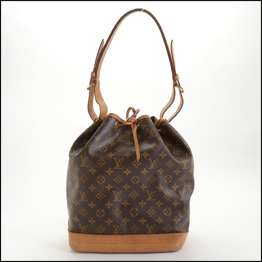 RDC14379 Authentic LOUIS VUITTON 2001 LV Monogram Canvas Noe GM Bag