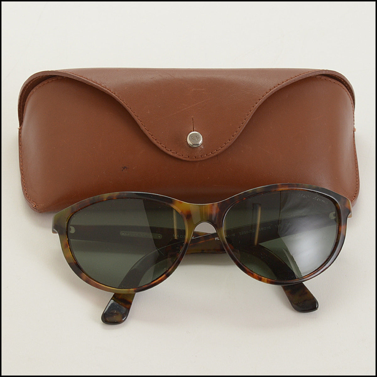 RDC15660 RALPH LAUREN Tortoiseshell Sunglasses RL806-W