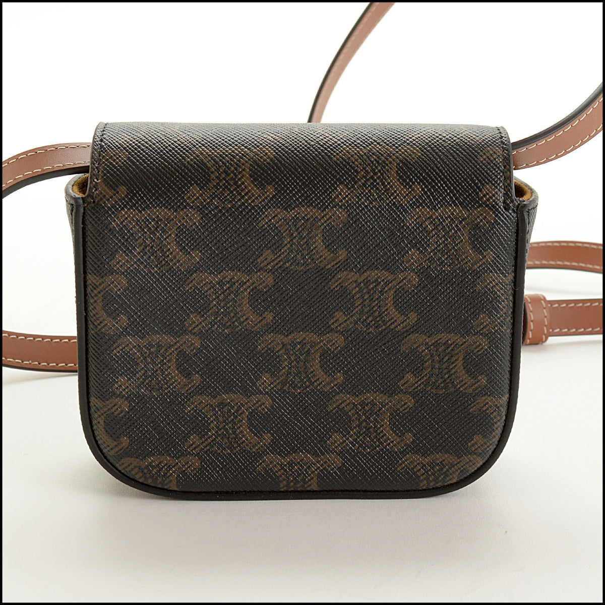 RDC15647 CELINE 2024 Triomphe Canvas Mini Claude Crossbody Bag