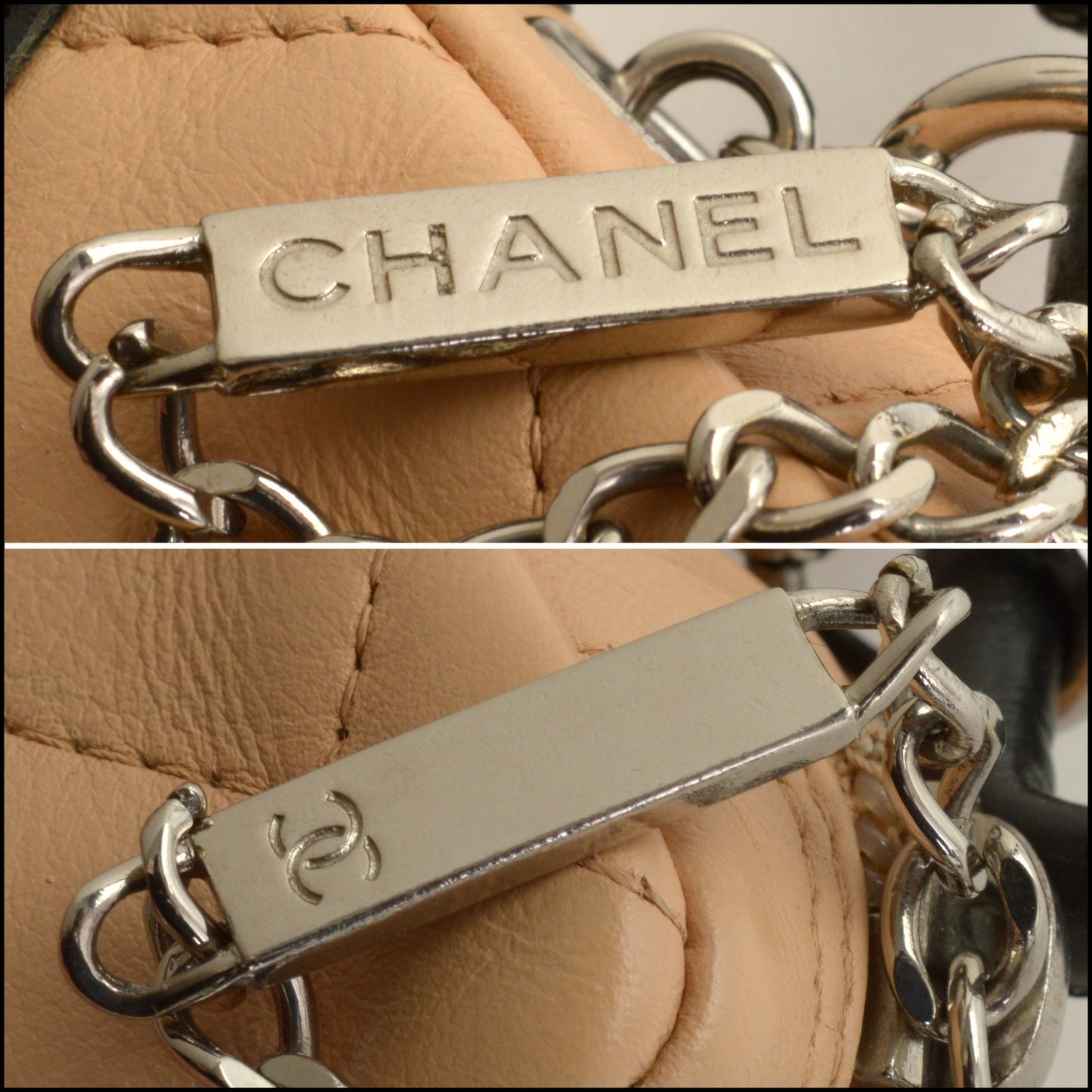 RDC15008 CHANEL '04/'05 Beige/Black Cambon Small Crossbody Bag