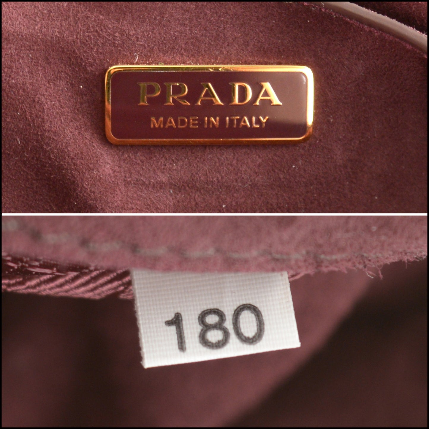 RDC15310 PRADA Bordeaux Explore Medium Suede Shoulder Bag