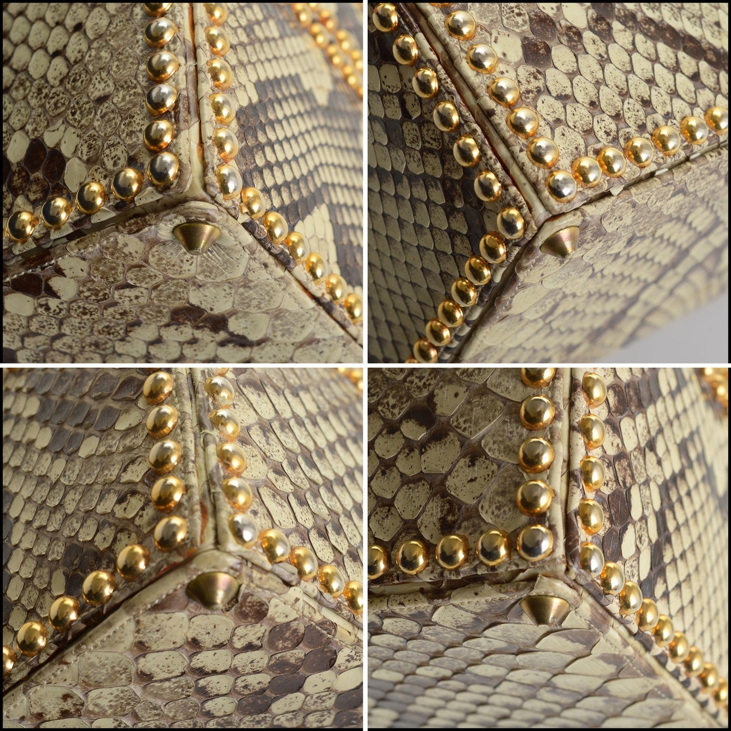 RDC14440 Judith Leiber Python Evening Box Bag