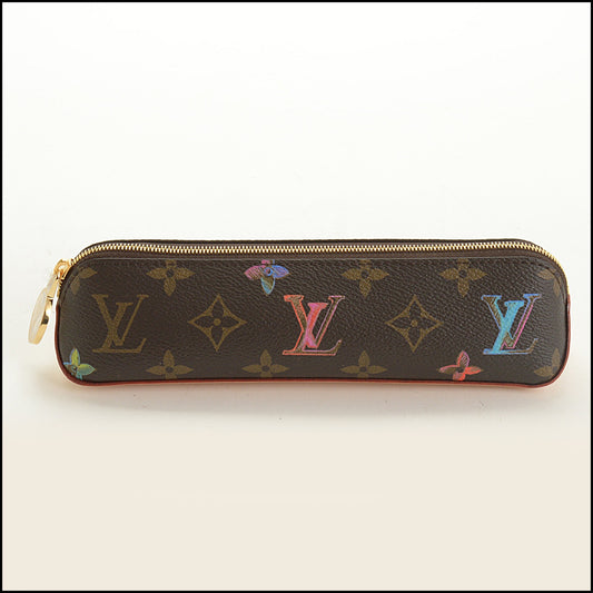 RDC15356 LOUIS VUITTON '24 Brown LV Monogram Art & Craft Elizabeth Pencil Pouch