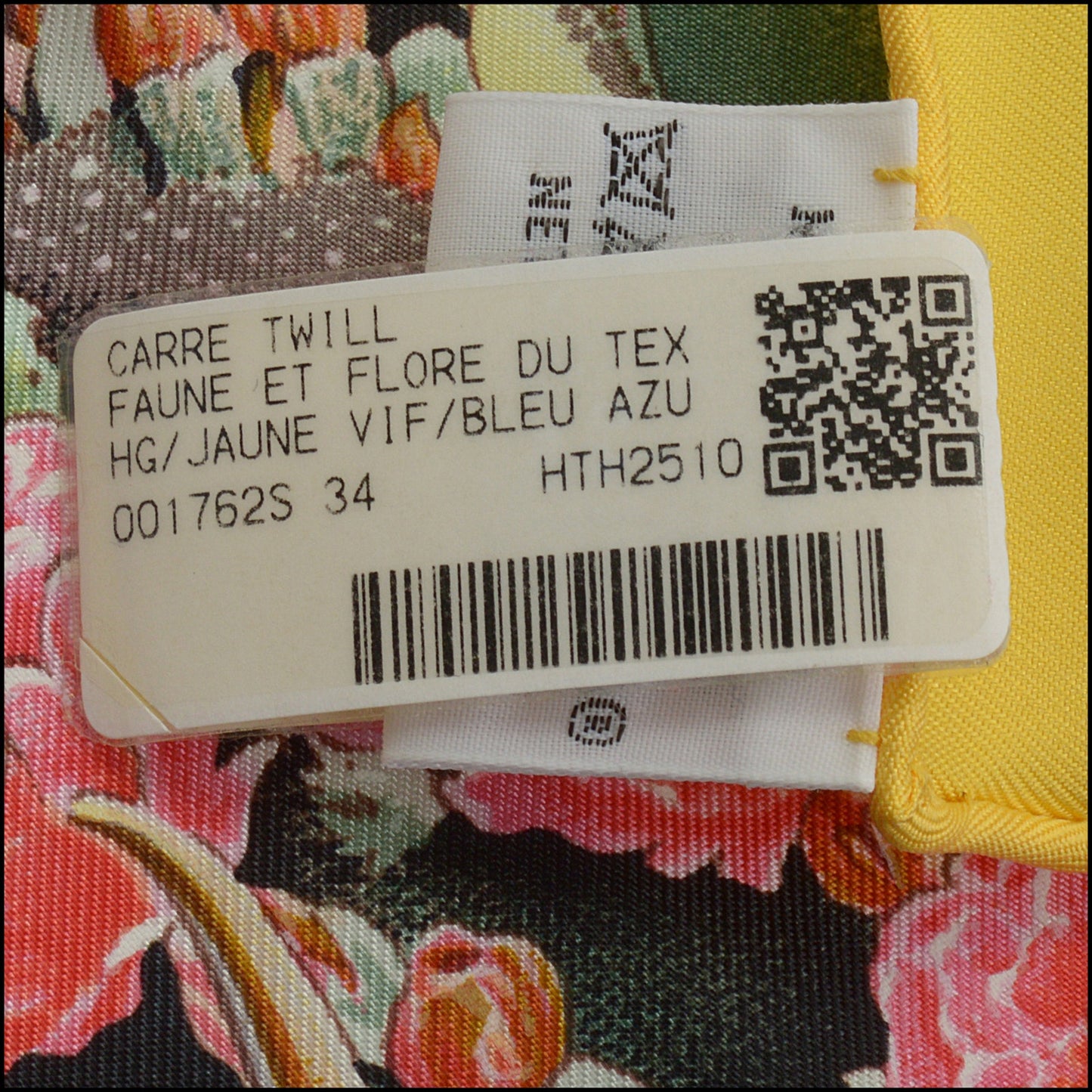 RDC15256 HERMES '26 Blue Faune et Flore du Texas Forever Silk Scarf 90cm - Kermit Oliver
