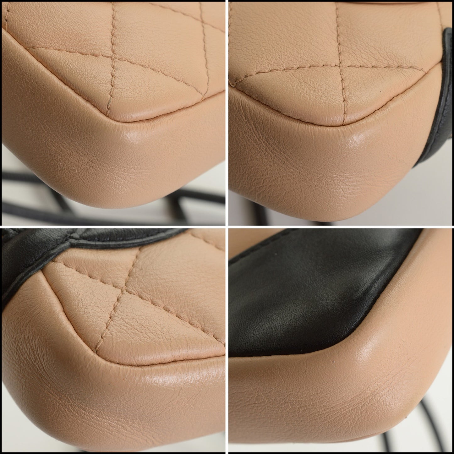 RDC15008 CHANEL '04/'05 Beige/Black Cambon Small Crossbody Bag