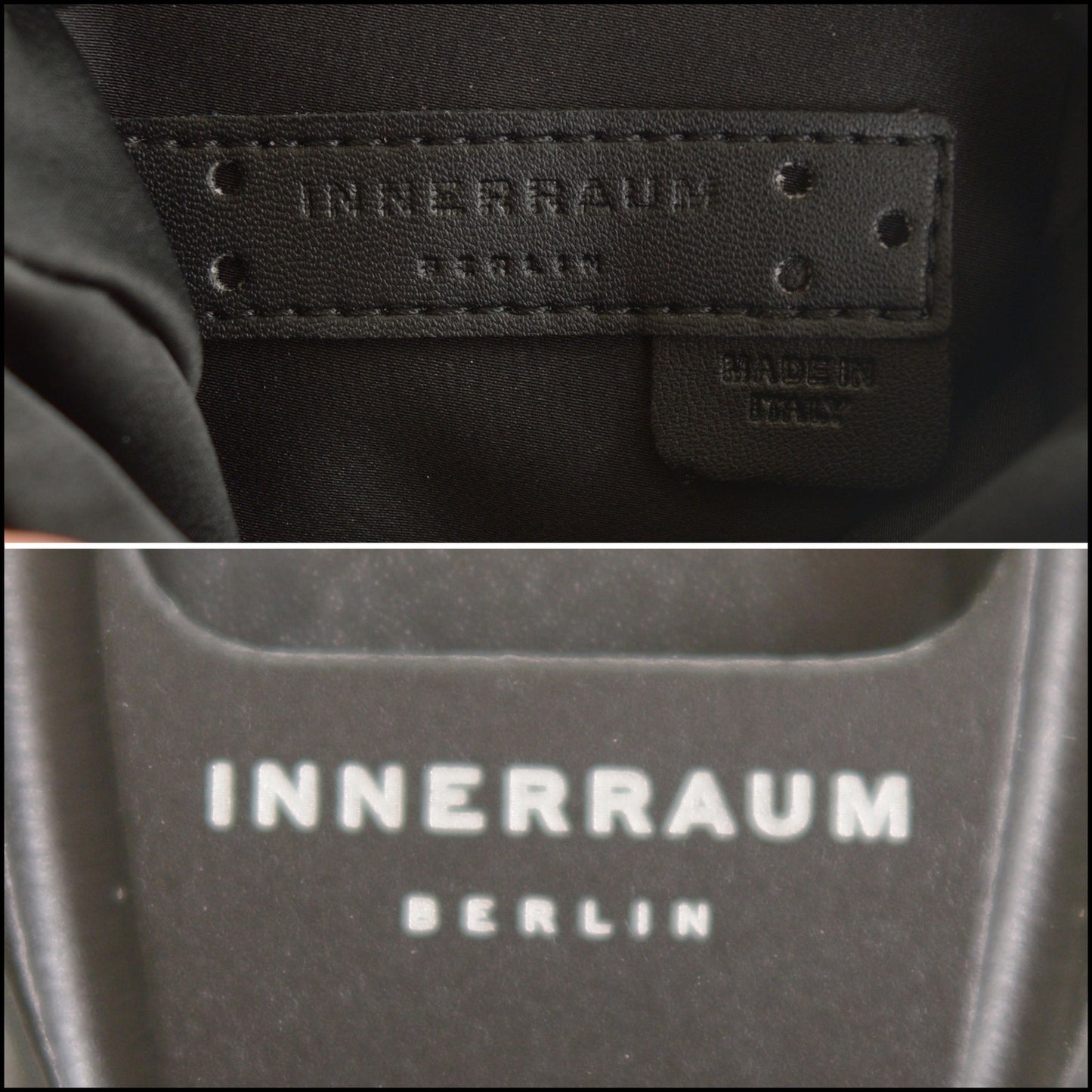 RDC15425 INNERRAUM Black Funcase Object I31 Small Crossbody Bag