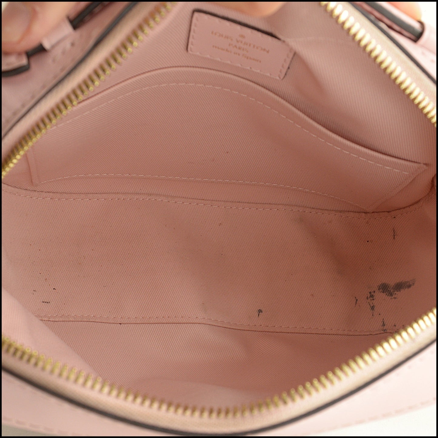 RDC15361 LOUIS VUITTON '19 Pink Damier Azur Saintonge