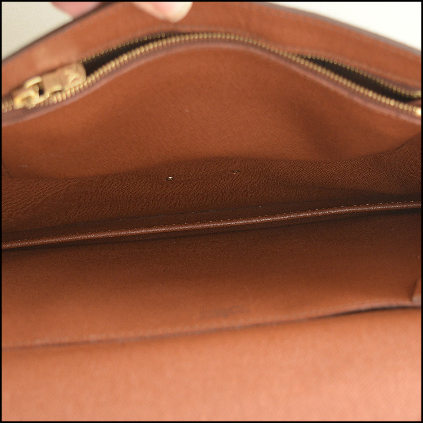 RDC15549 LOUIS VUITTON '94 Brown LV Monogram Canvas Document Portfolio Bag