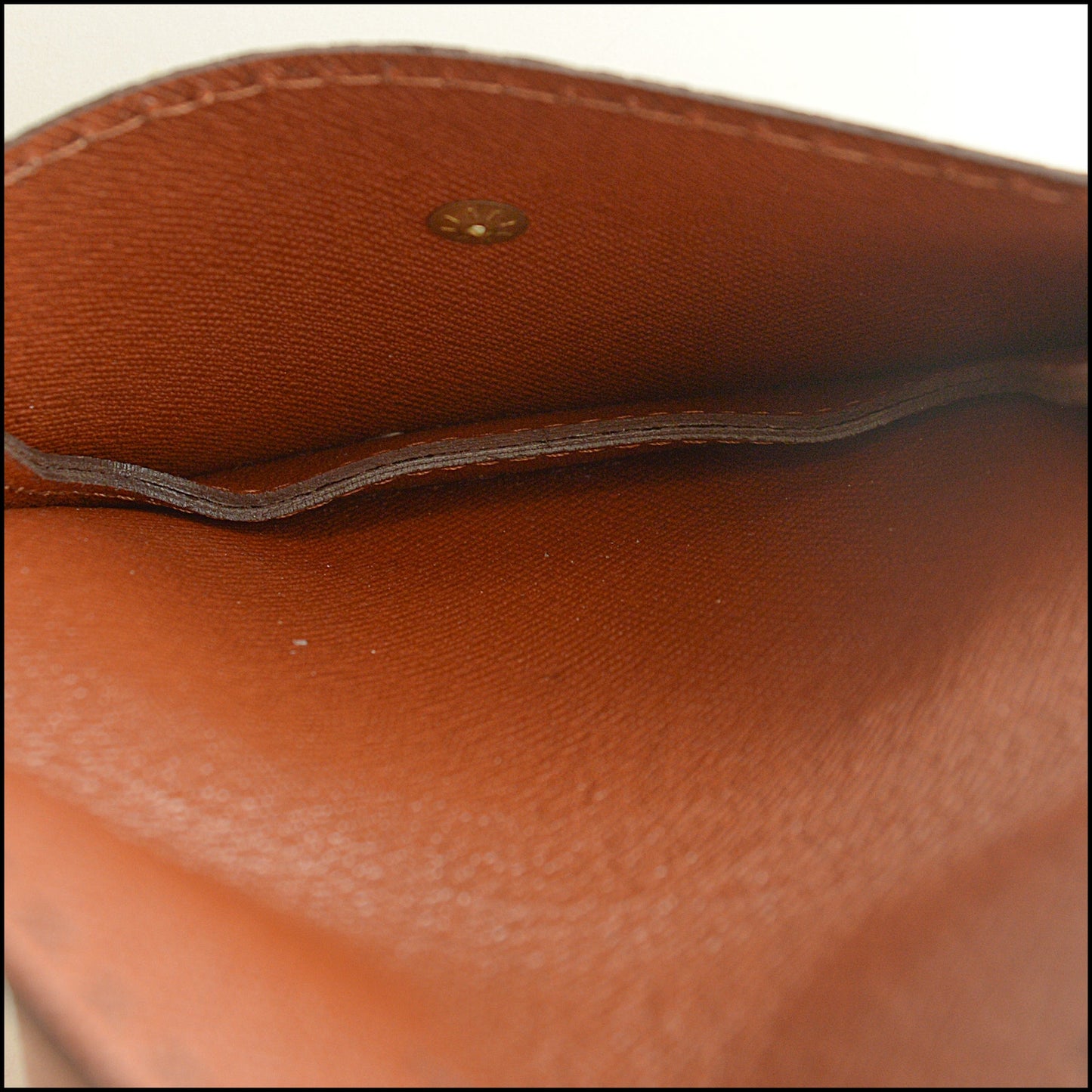 RDC15446 LOUIS VUITTON Brown Canvas Monogram Ceinture Pochette without Belt