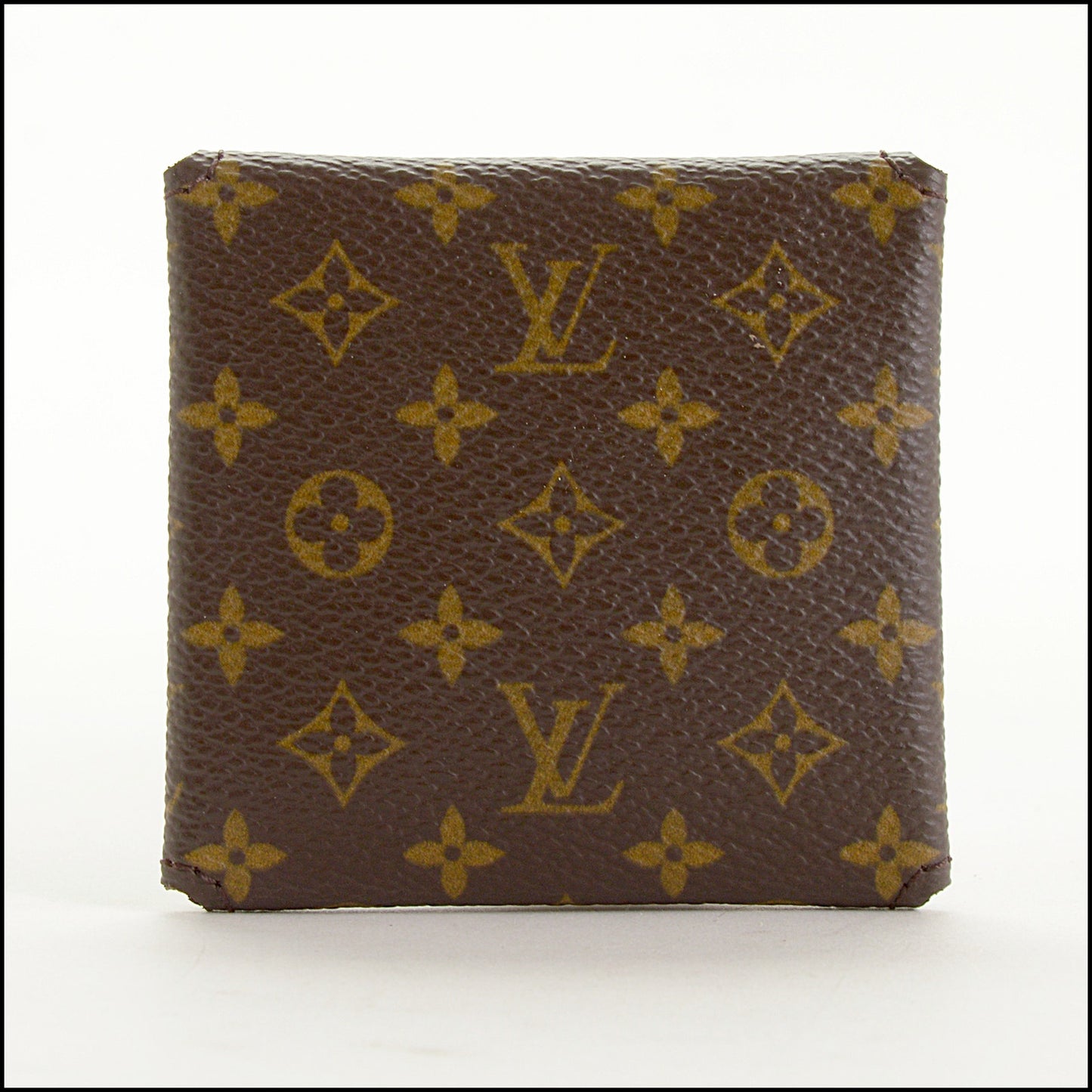 RDC15605 LOUIS VUITTON Monogram Square Necklace Jewelry Case