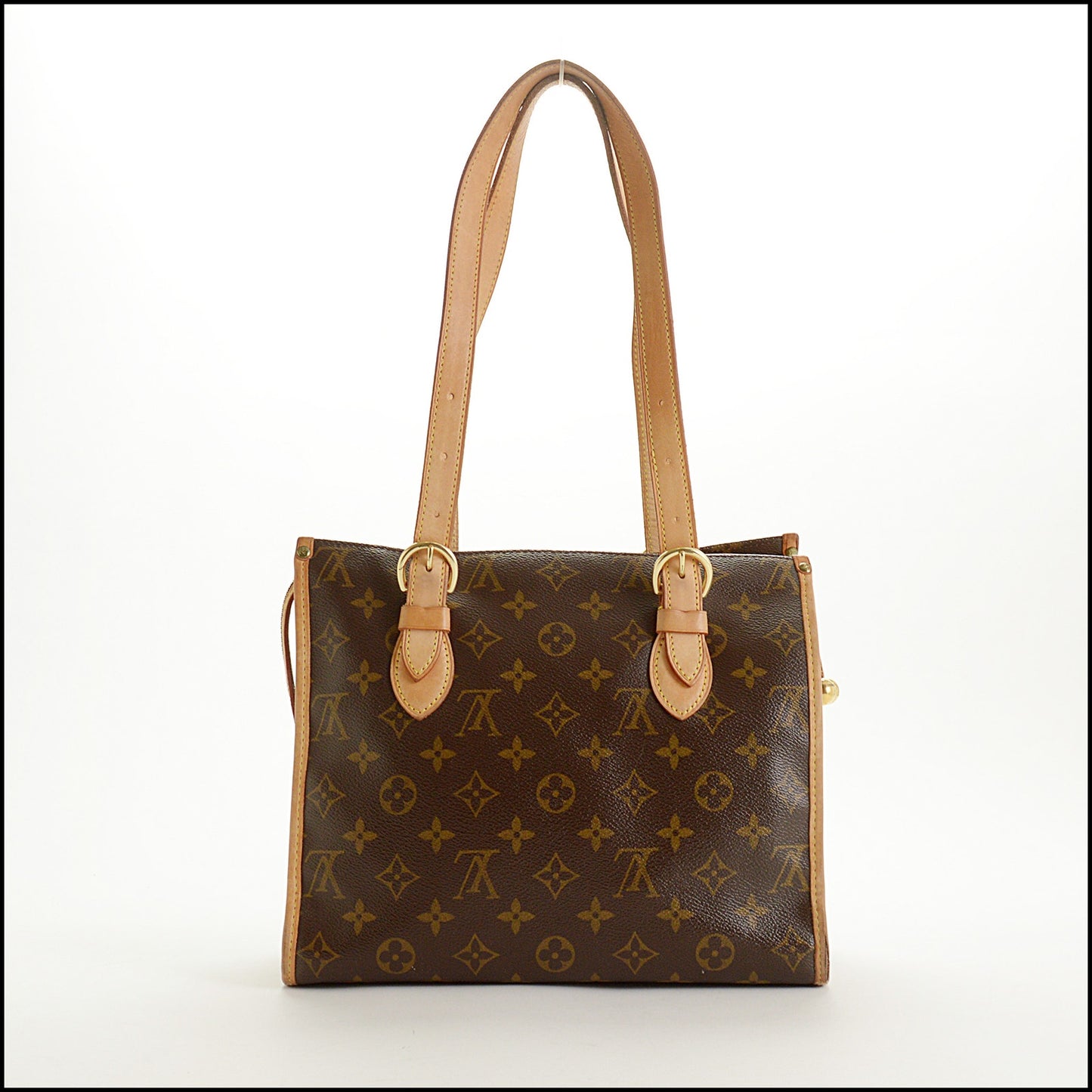 RDC15523 LOUIS VUITTON 2005 Brown LV Monogram Canvas Popincourt Haut Bag