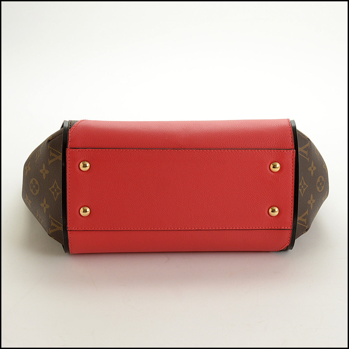 RDC15696 LOUIS VUITTON 2016 Monogram/Red Kimono Poppy Tote Bag