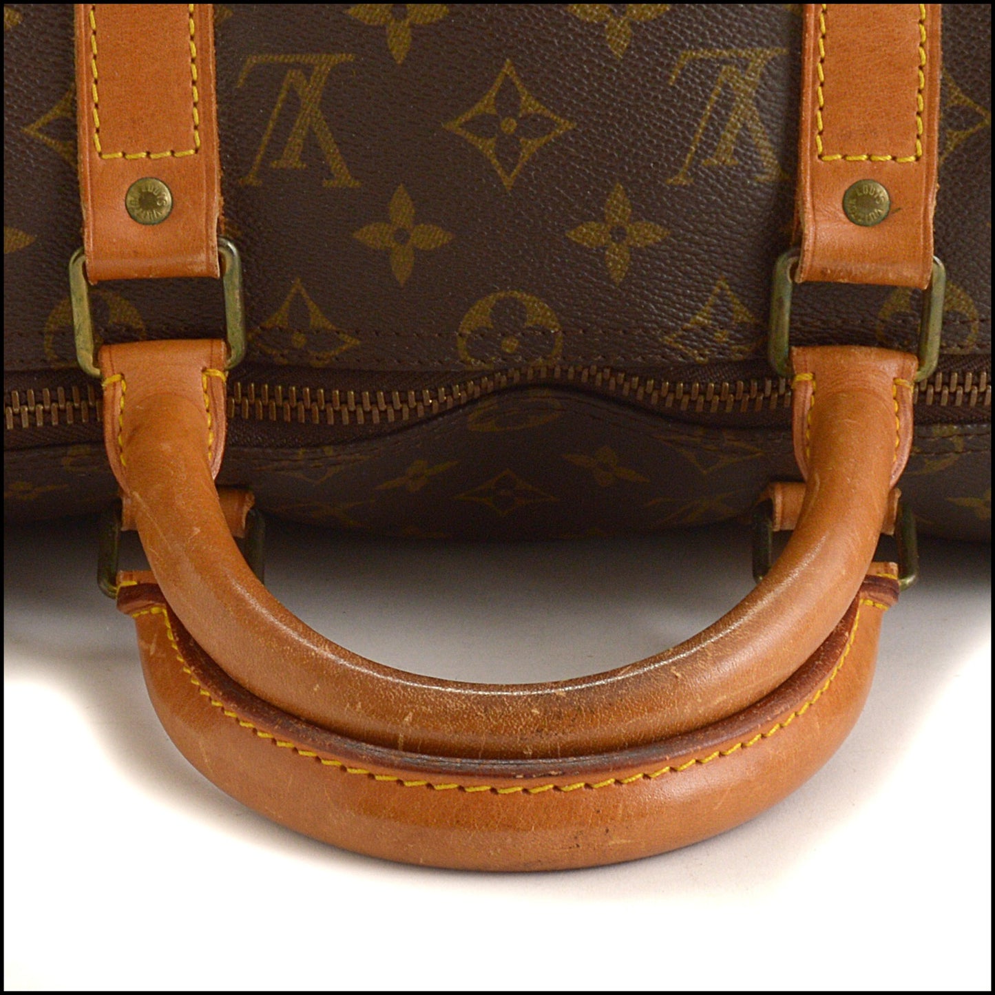 RDC15331 LOUIS VUITTON Brown LV Monogram Canvas Keepall 50