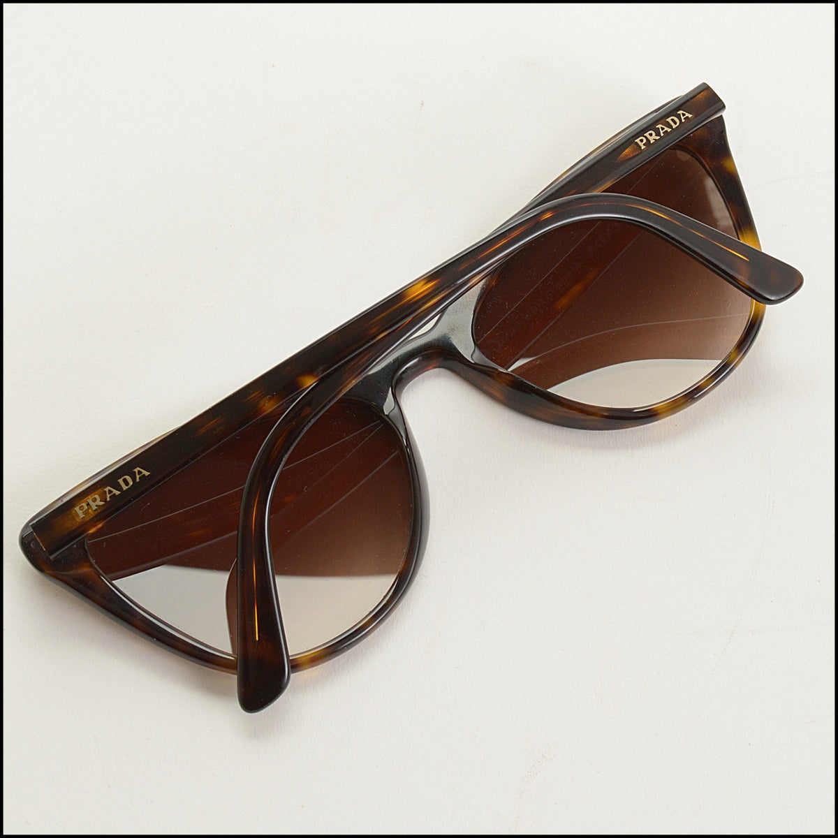 RDC15683 PRADA Brown/Gold/Black Tortoiseshell Sunglasses SPR0IV