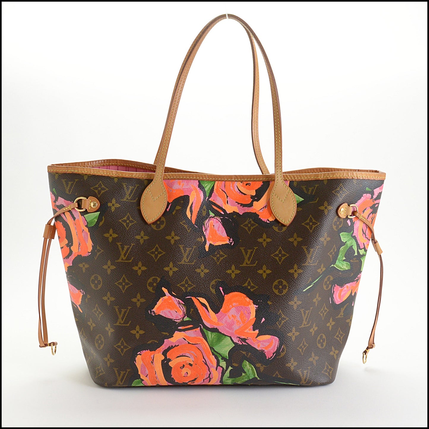 RDC15016 LOUIS VUITTON '08 Stephen Sprouse Roses Monogram Neverfull Tote Bag