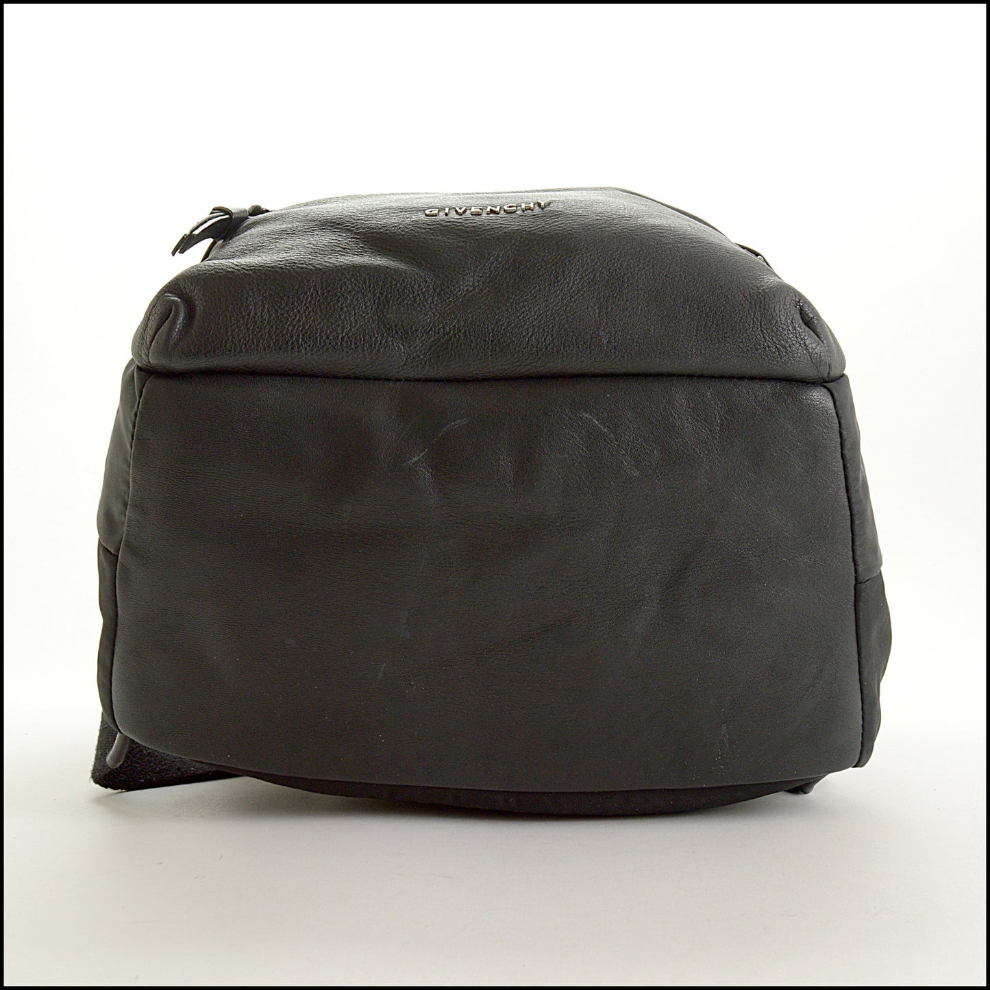 RDC15546 GIVENCHY Black 2011 Ricardo Tisci Nylon and Leather Studded Strap Backpack