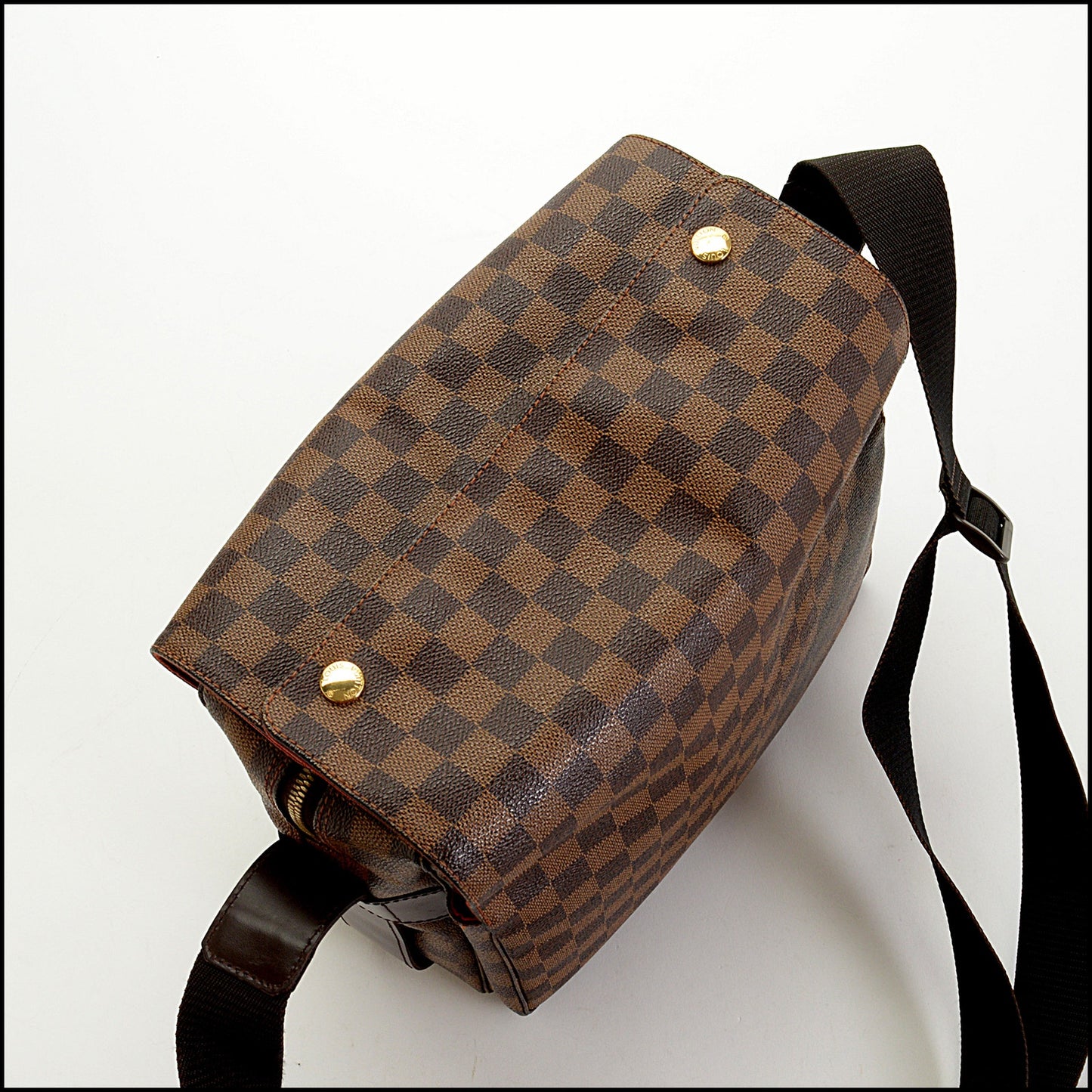 RDC14880 LOUIS VUITTON '02 Damier Ebene Naviglio Messenger Bag