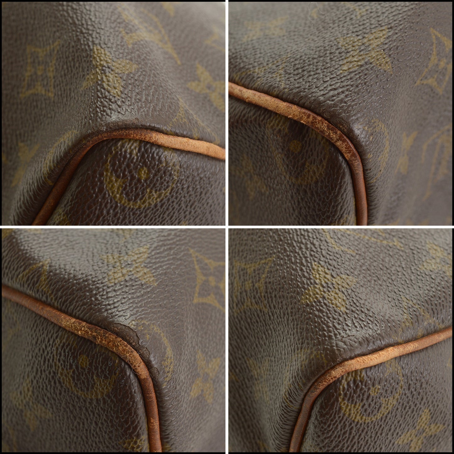 RDC15276 LOUIS VUITTON '82 Brown LV Monogram Canvas Speedy 30