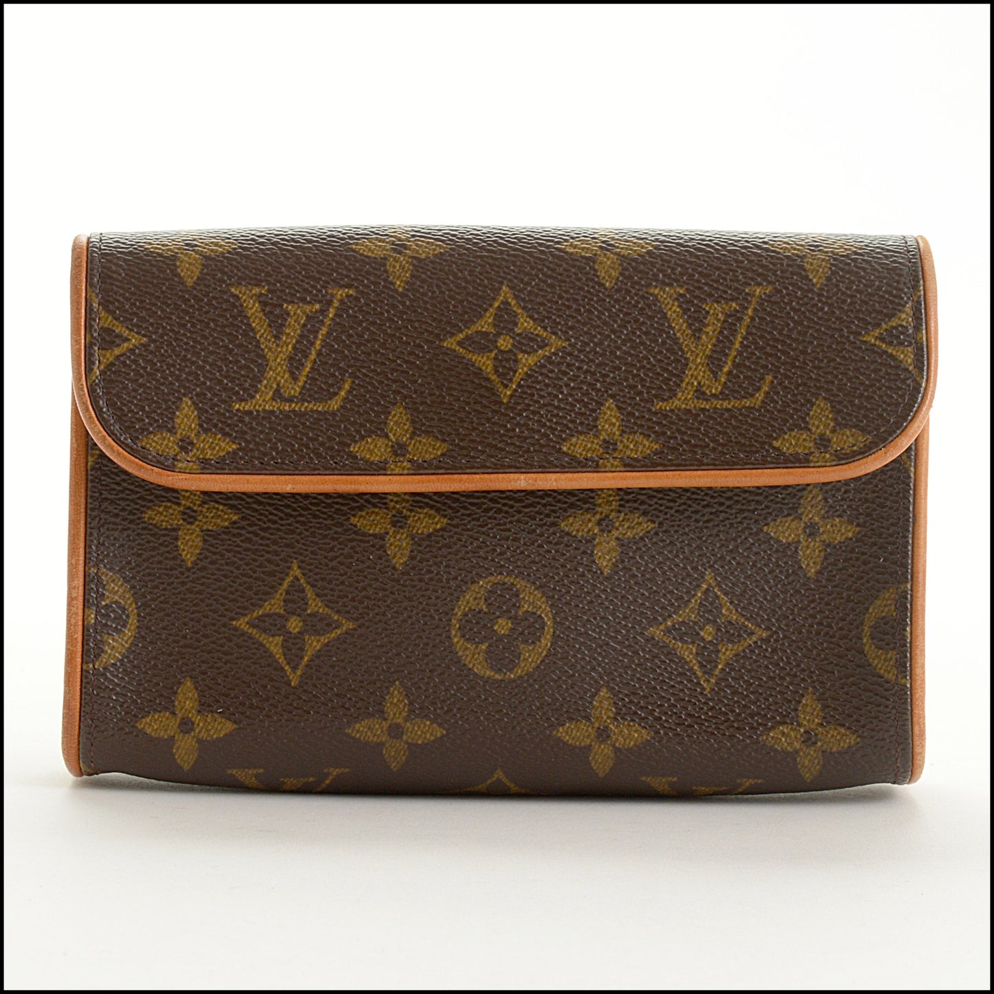 RDC15443 LOUIS VUITTON '00 Brown Monogram Pochette Florentine Belt Bag