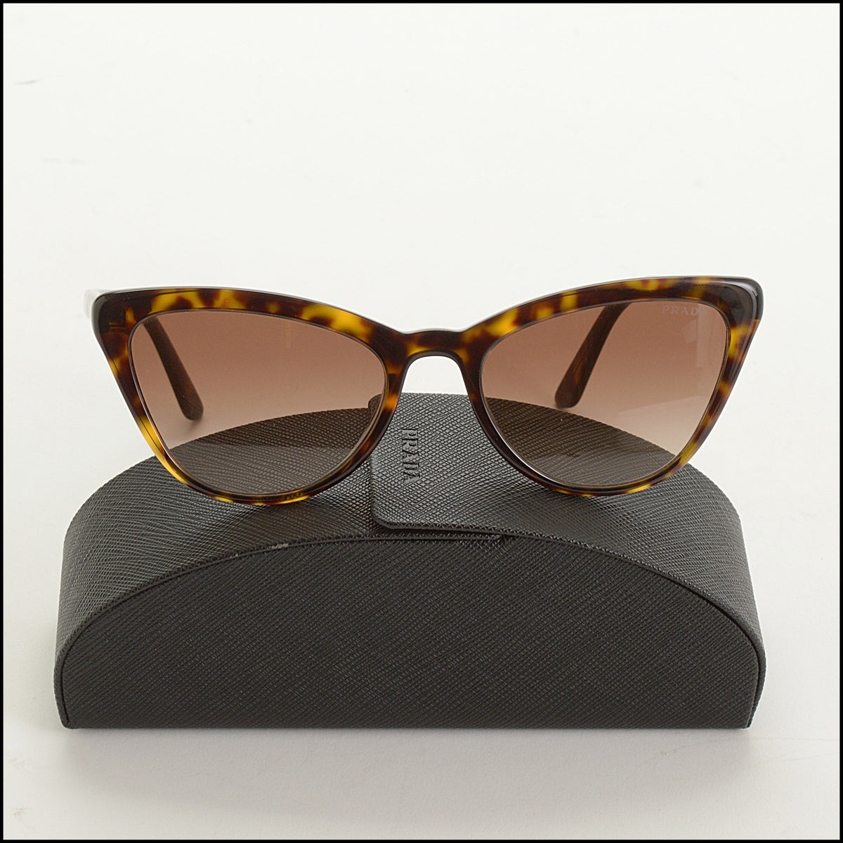 RDC15683 PRADA Brown/Gold/Black Tortoiseshell Sunglasses SPR0IV