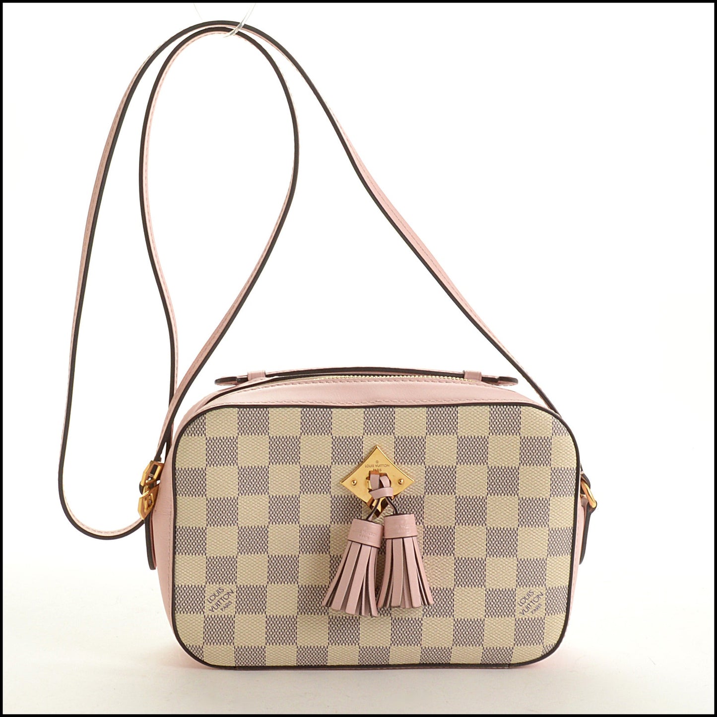 RDC15361 LOUIS VUITTON '19 Pink Damier Azur Saintonge