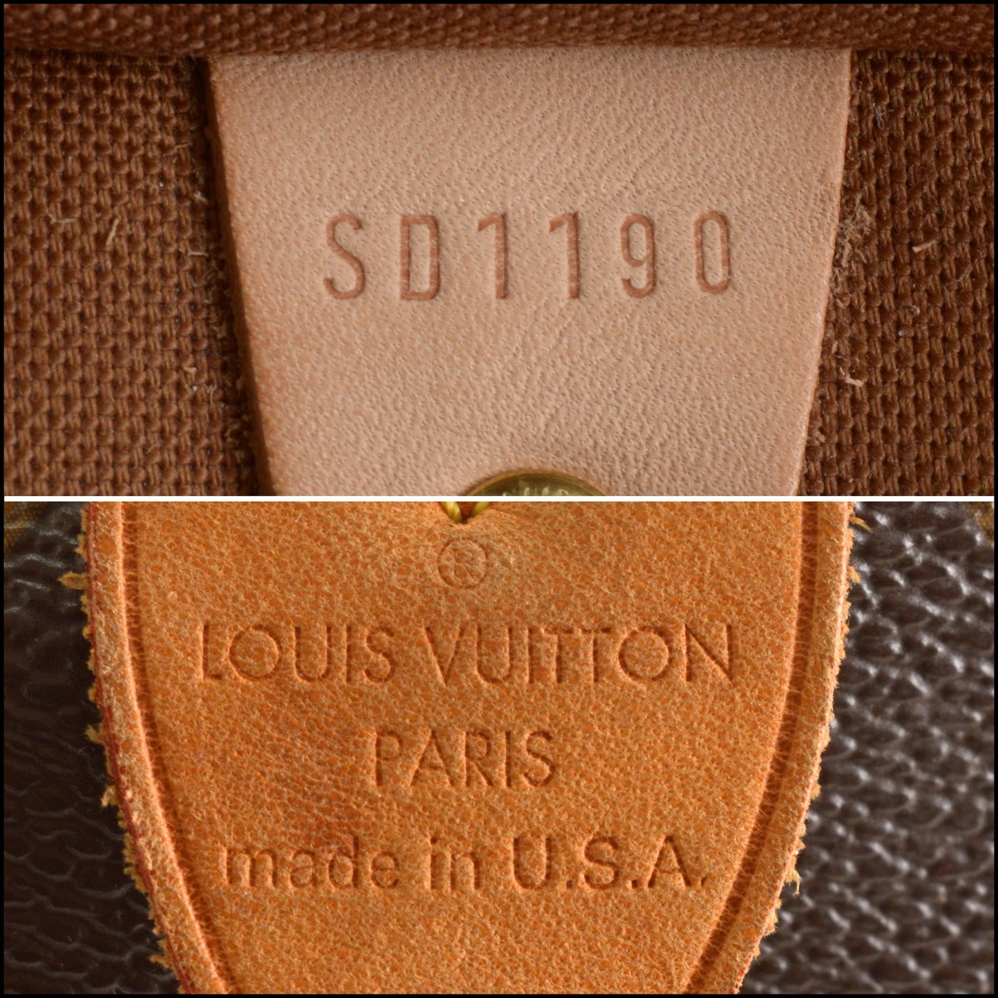 RDC15394 LOUIS VUITTON '10 Brown LV Monogram Canvas Speedy 40