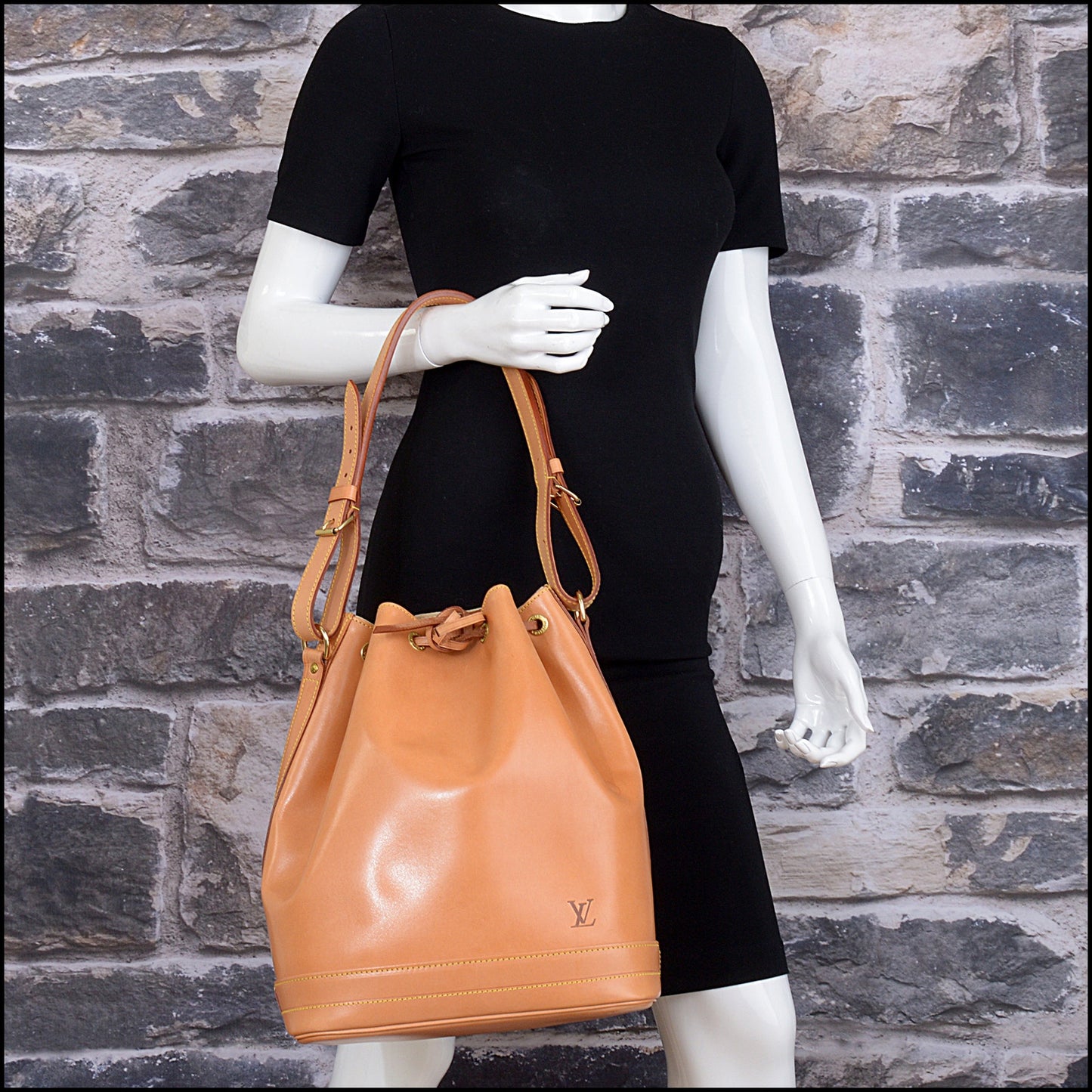 RDC15551 LOUIS VUITTON Limited Edition Nomade Leather Noe Bag