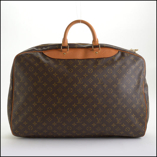 RDC14380 Authentic LOUIS VUITTON Vintage '90 LV Monogram Canvas Alize Travel Bag