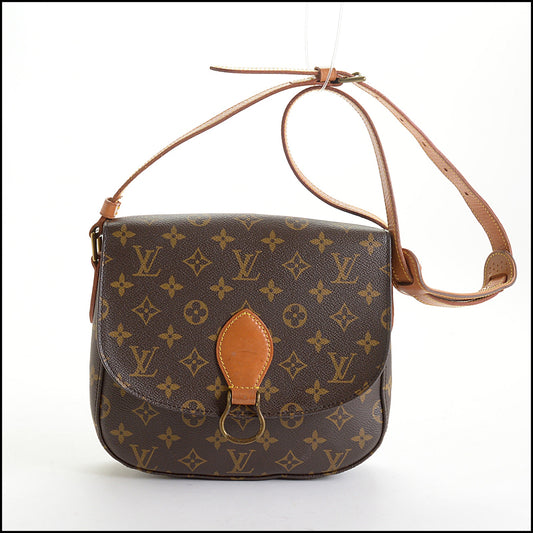 RDC14402 Authentic LOUIS VUITTON Vintage '89 LV Monogram Saint Cloud GM Crossbody Bag