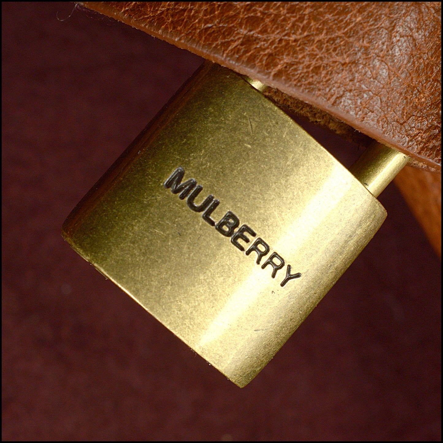 RDC15071 MULBERRY Oak Brown Leather Bayswater Bag