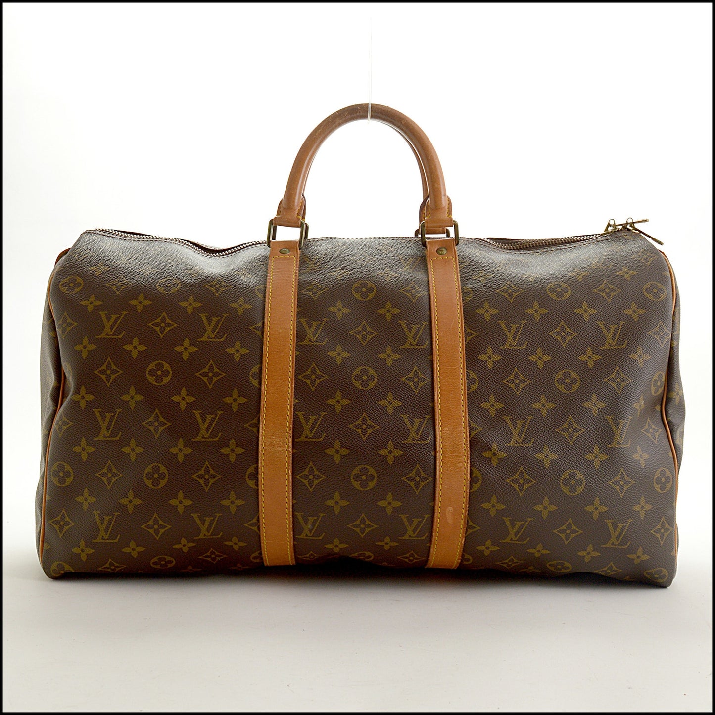 RDC15331 LOUIS VUITTON Brown LV Monogram Canvas Keepall 50
