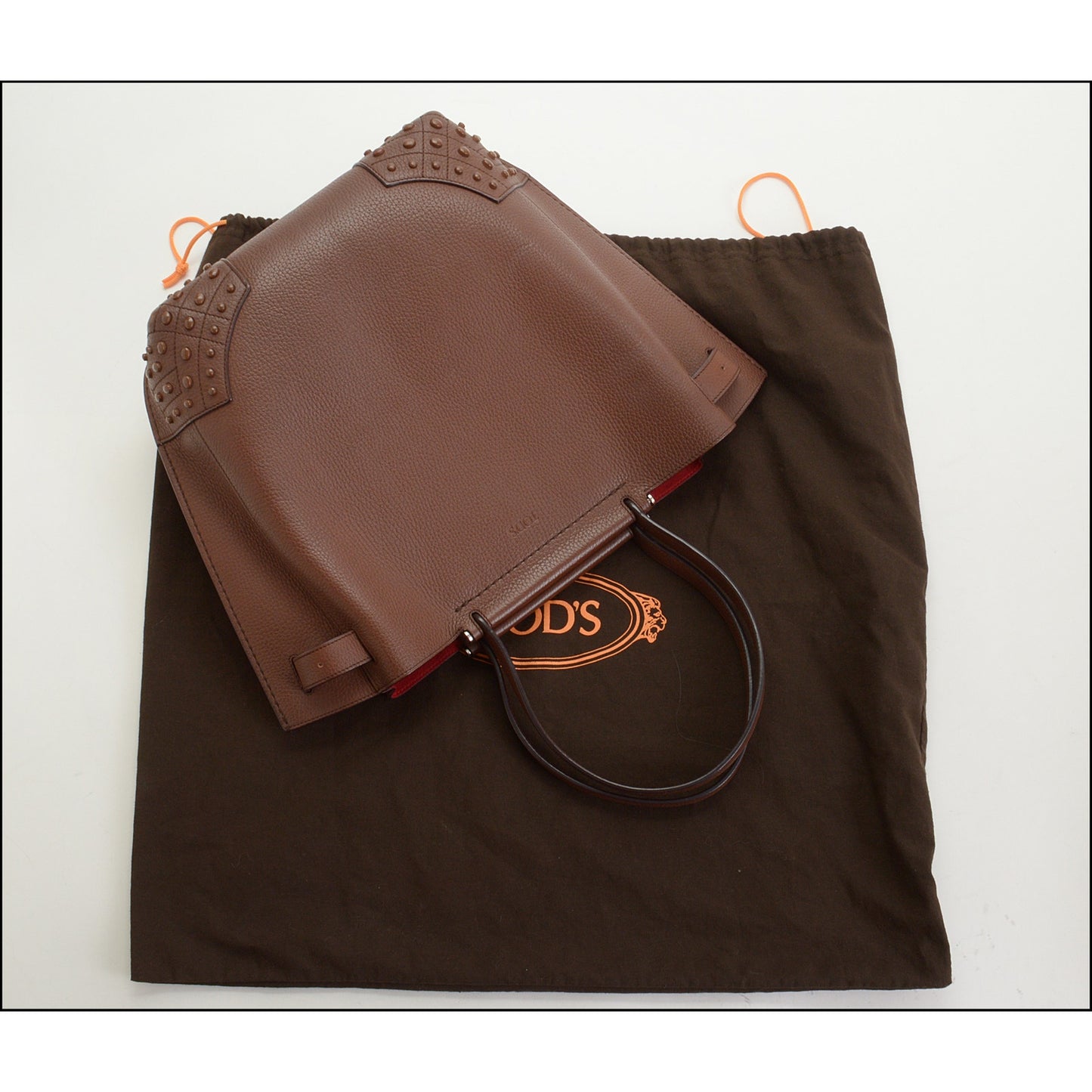 RDC14902 TOD'S Brown Tote Wave