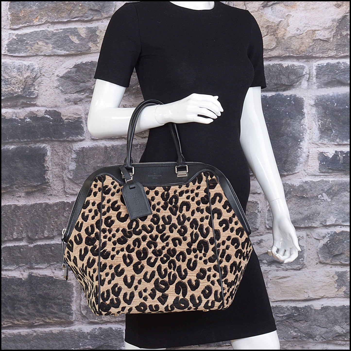 RDC15508 LOUIS VUITTON 2012-13 F/W LE Stephen Sprouse Leopard North/South Bag