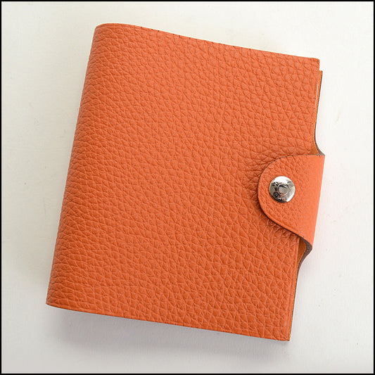 RDC14618 HERMES Orange Togo Ulysse Notebook