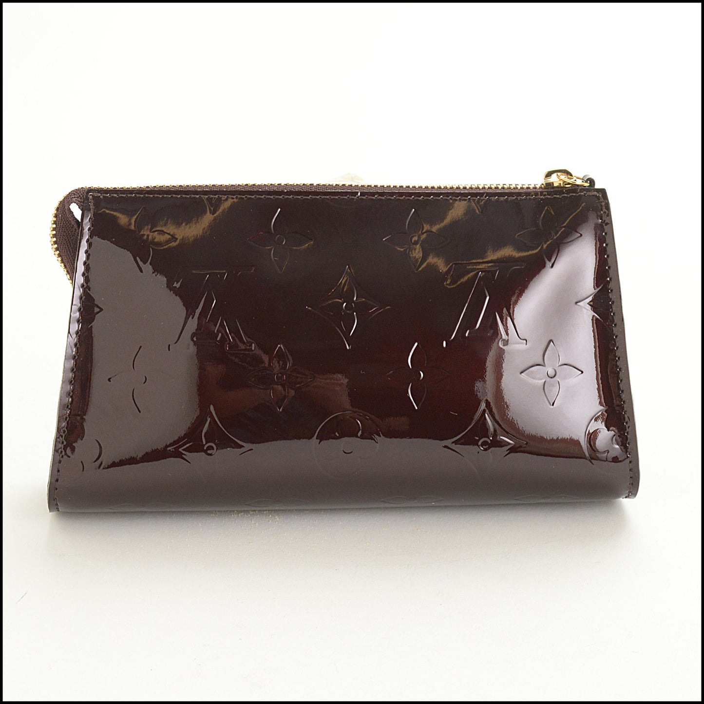 RDC15521 LOUIS VUITTON 2007 Amarante Vernis Monogram Trousse Cosmetic Pouch