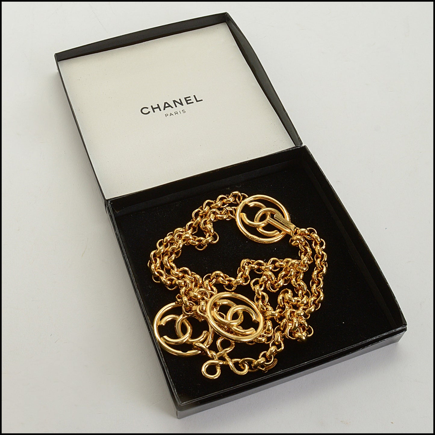 RDC14838 CHANEL Gold CC Chain Belt