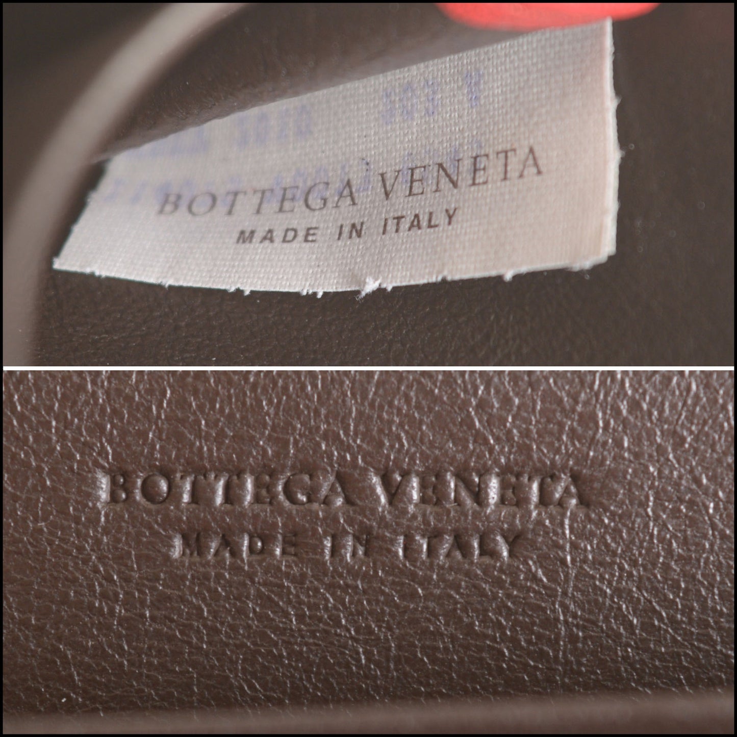 RDC14743 BOTTEGA VENETA Lipstick Red Nappa Intrecciato Zipped Card Case Wallet