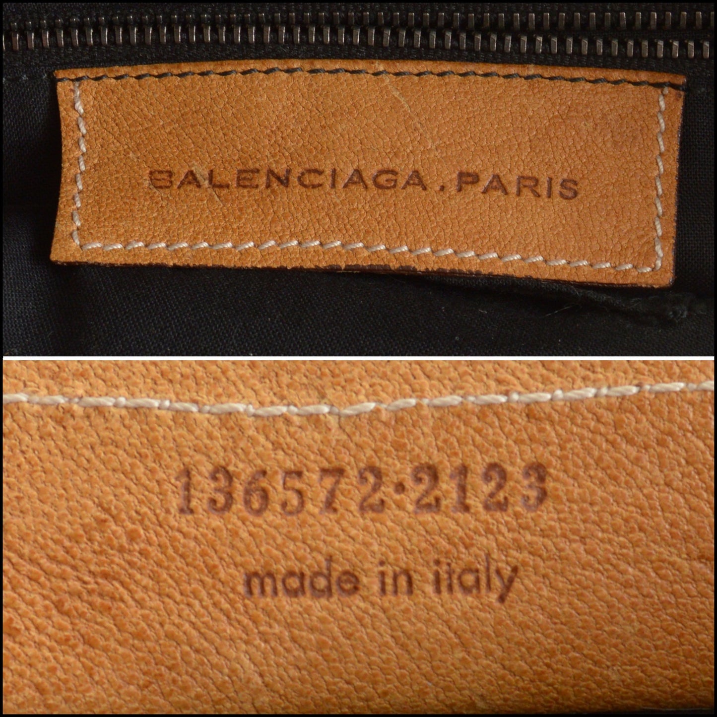 RDC15344 BALENCIAGA '04 Camelskin Aviator Helmet Bag with Lizard Planet Pouch
